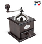 Moulin a cafe manuel Nostalgie Antique bois de hetre teinte Noyer 21 cm